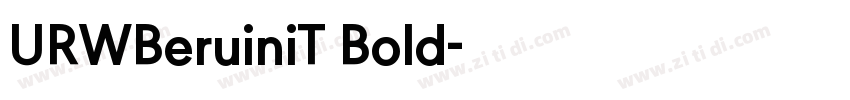 URWBeruiniT Bold字体转换